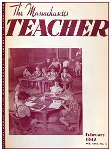 Cover of MTA publication, The Massachusetts Teacher